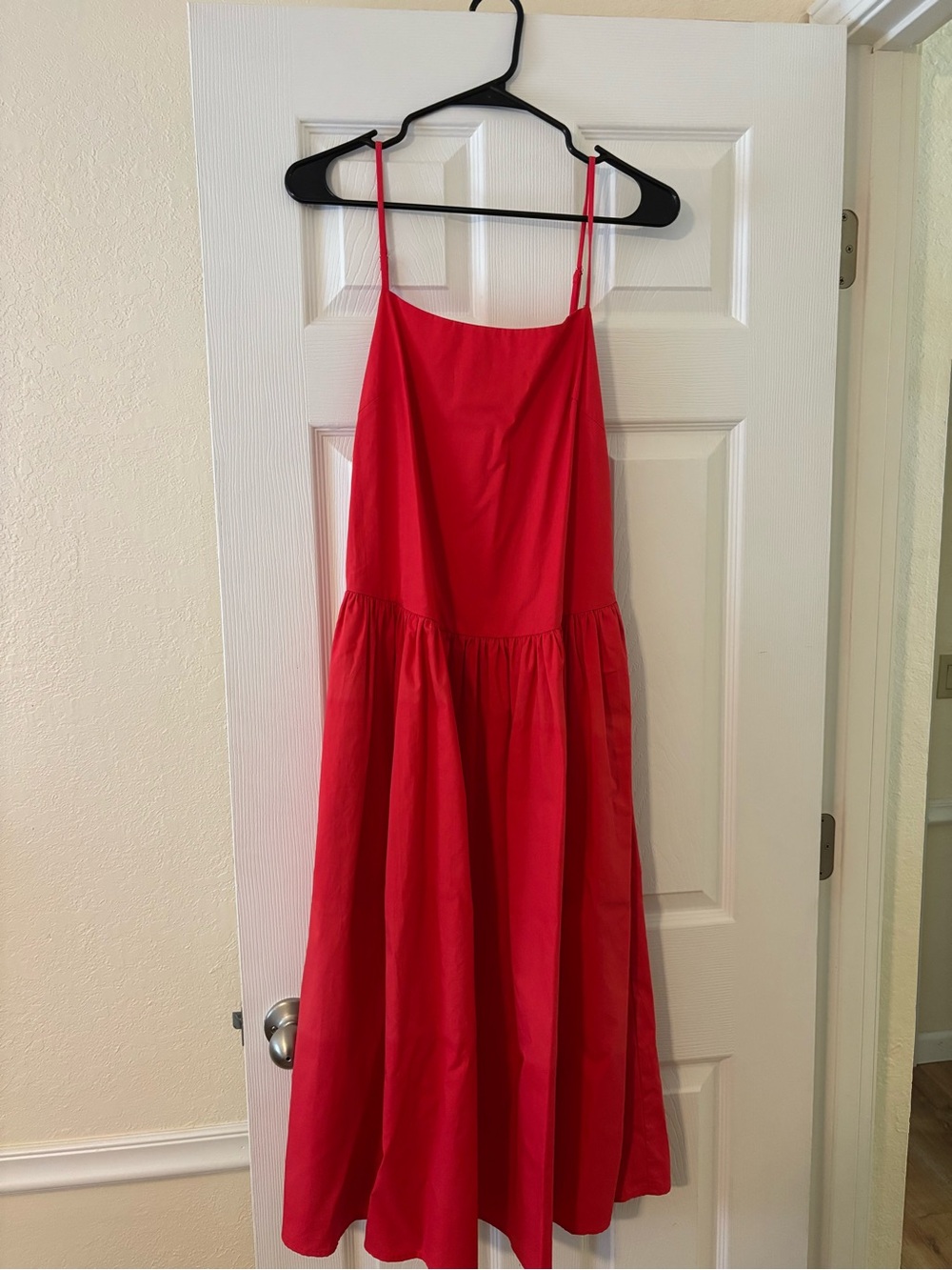 Emory Park Red Midi Poplin Dress